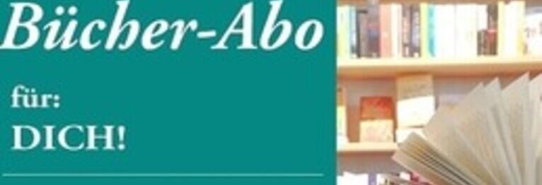 Für sechs oder zwölf Monate können Sie sich jeden Monat von uns mit einem speziell für Sie ausgewählten Titel überraschen lassen!
Sprechen Sie uns an.