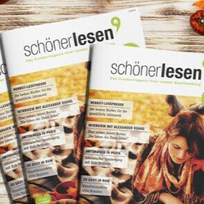 Das Kundenmagazin der lokalen Buchhandlungen - sch&ouml;nerlesen - Herbst 2019