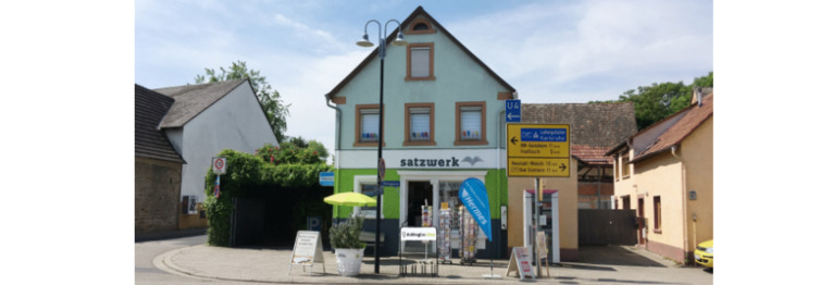 Bestellungen bis 16 Uhr  "Zur Abholung" können Sie in der Regel schon am nächsten Tag im Satzwerk in Meckenheim abholen.